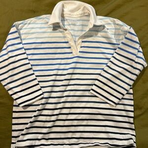 LL BEAN preppy rugby polo